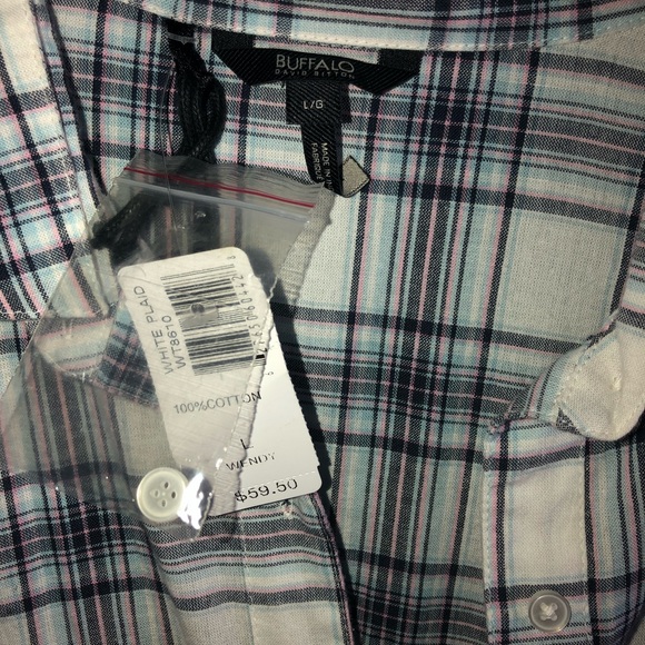 Peplum Flannel Top - Picture 2 of 3